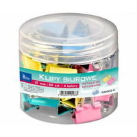 Klipy kolorowe 15mm 60szt.A`1